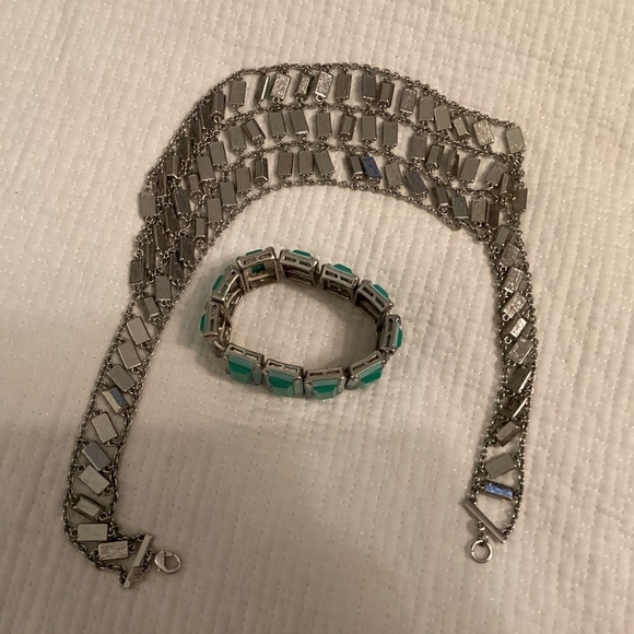 Banana Republic Bib Necklace + bonus bracelet, Milly Collection - Picture 7 of 9